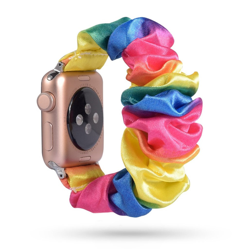 Glimrende Apple Watch Series 5 44mm Nylon Rem - Flerfarvet#serie_25