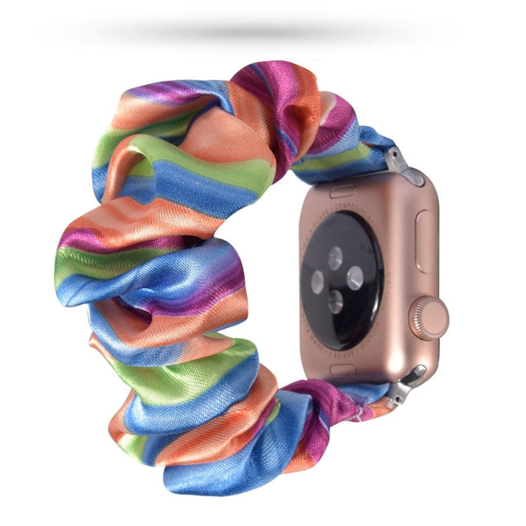 Glimrende Apple Watch Series 5 44mm Nylon Rem - Flerfarvet#serie_26