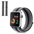 Briljant Apple Watch Series 5 44mm Textiel / Nylon Bandje