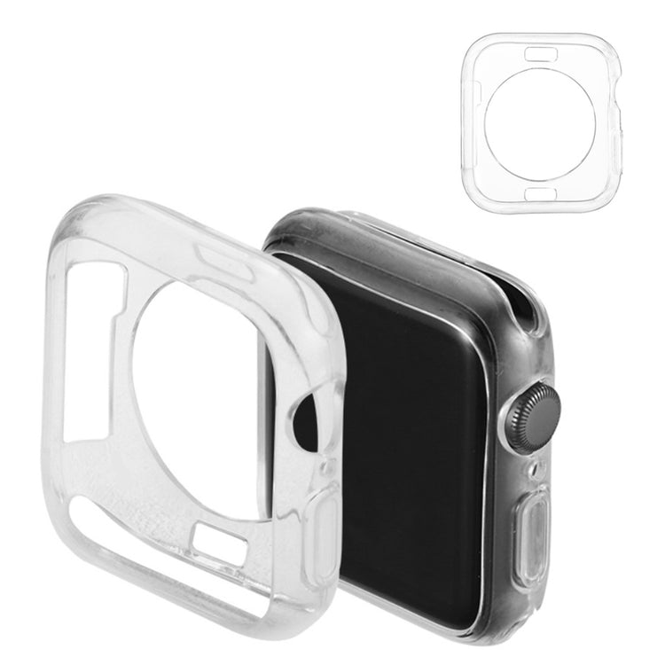 Mega Godt Apple Watch Series 5 44mm Silikone Cover - Gennemsigtig#serie_2