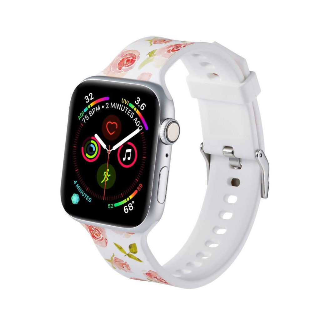 Super flot Apple Watch Series 5 44mm Silikone Rem - Flerfarvet#serie_2