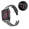 Apple Watch Series 5 44mm / Apple Watch 44mm Metaal en Strass Bandje
