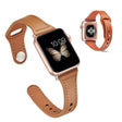 Opvallend goed Universeel Apple Echt leer Bandje