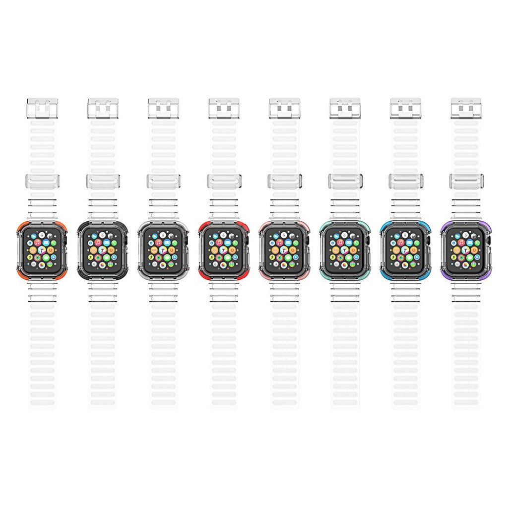 Fremragende Universal Apple Silikone Rem - Blå#serie_5