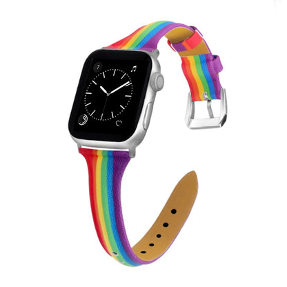 Super kønt Universal Apple Ægte læder Rem - Flerfarvet#serie_4