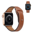 Absoluut elegant Universeel Apple Echt leer Bandje