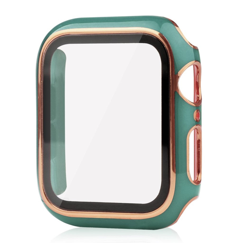 Meget Flot Universal Apple Cover med Skærmbeskytter i Plastik og Hærdet Glas - Grøn#serie_12