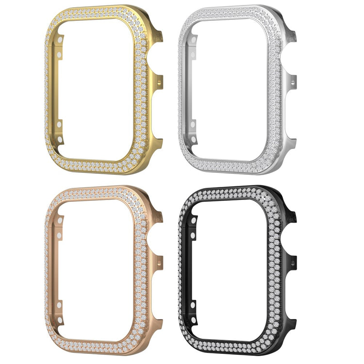 Universal Apple  Metal og Rhinsten Bumper  - Guld#serie_2