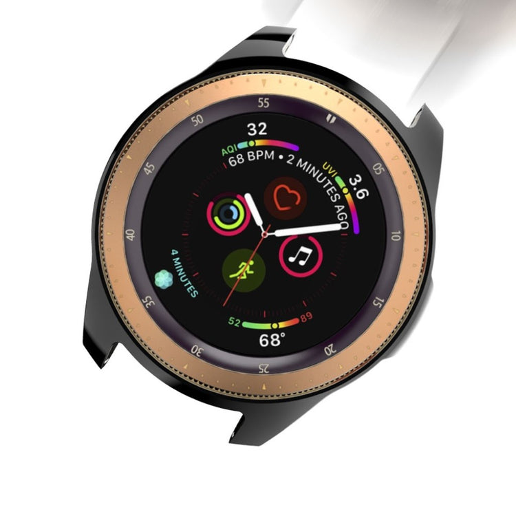 Mega Fed Samsung Galaxy Watch (42mm) Silikone Cover - Sort#serie_1