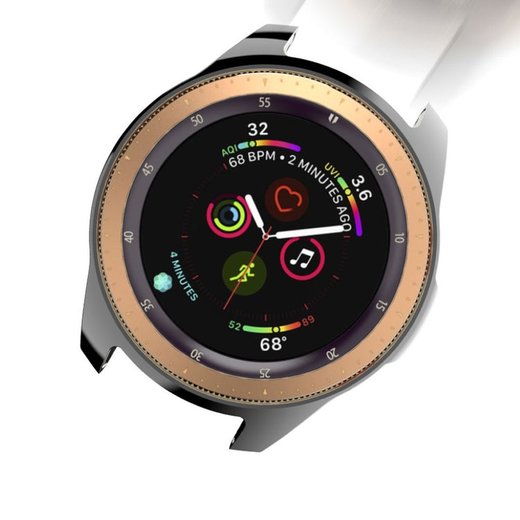 Mega Fed Samsung Galaxy Watch (42mm) Silikone Cover - Sølv#serie_2