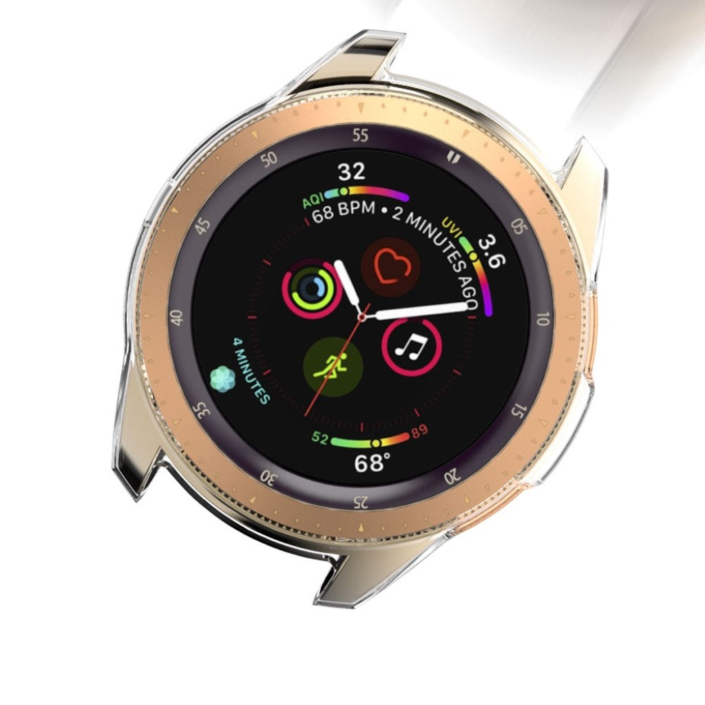 Mega Fed Samsung Galaxy Watch (42mm) Silikone Cover - Gennemsigtig#serie_5