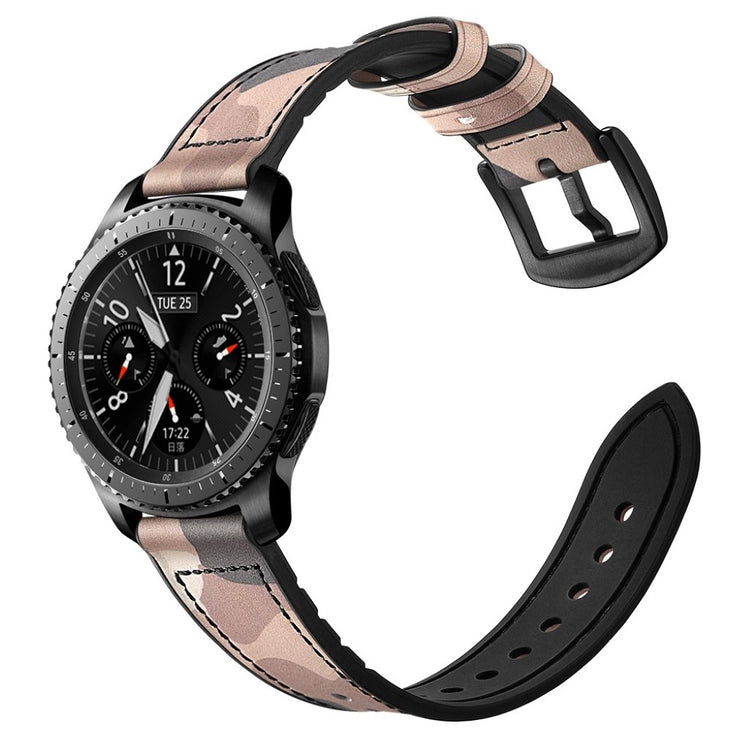  Samsung Gear S3 / Samsung Gear S3 Frontier Ægte læder Rem - Pink#serie_2