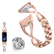 Super lief Samsung Gear Fit2 Metaal en Strass Bandje