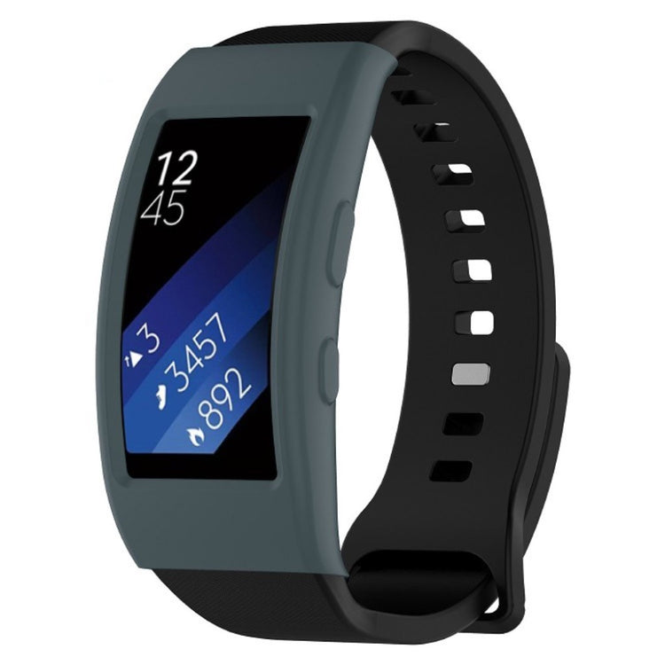 Samsung Gear Fit2 Pro  Silikone Bumper  - Blå#serie_7