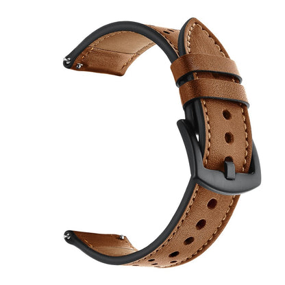 Vildt kønt Samsung Galaxy Watch (42mm) Ægte læder Rem - Brun#serie_1
