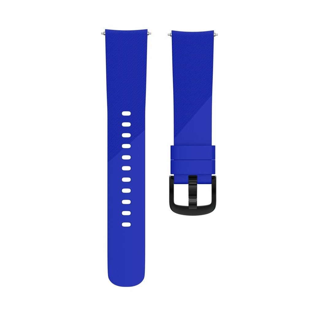 Mega holdbart Samsung Galaxy Watch Active Silikone Rem - Blå#serie_8