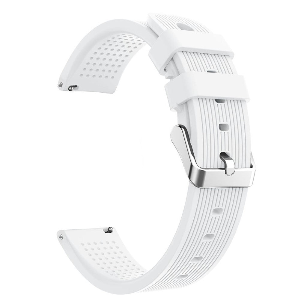 Rigtigt fed Samsung Galaxy Watch Active Silikone Rem - Hvid#serie_2