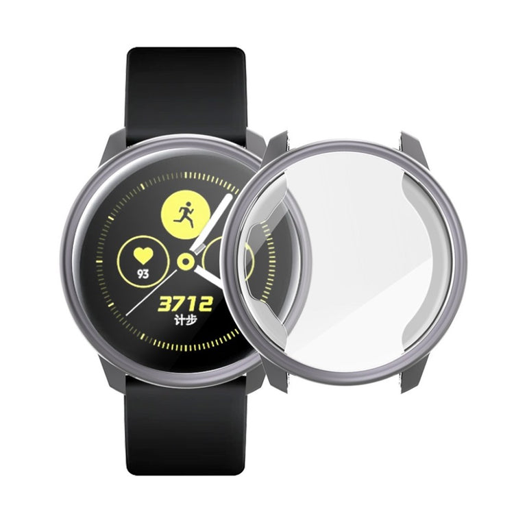 Beskyttende Samsung Galaxy Watch Active Silikone Cover - Sølv#serie_4