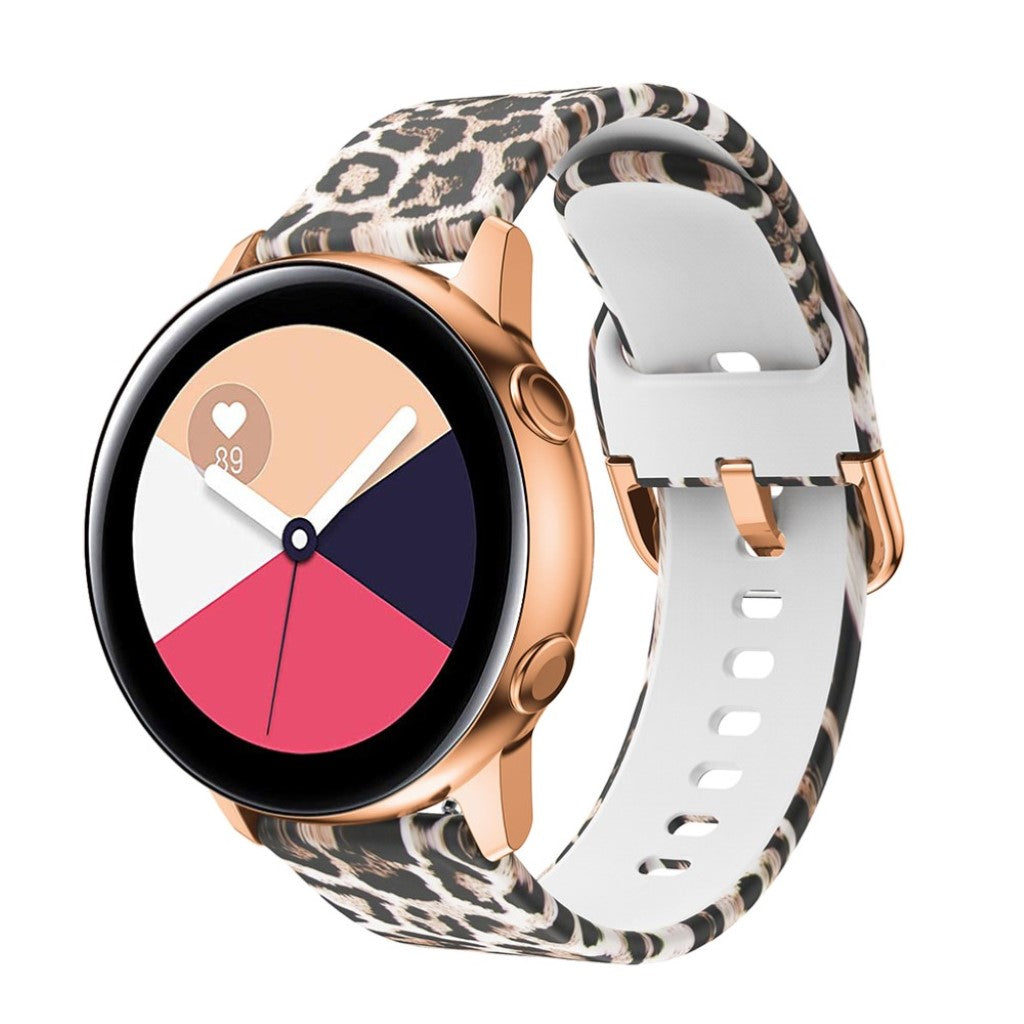 Skøn Samsung Galaxy Watch Active Silikone Rem - Flerfarvet#serie_8