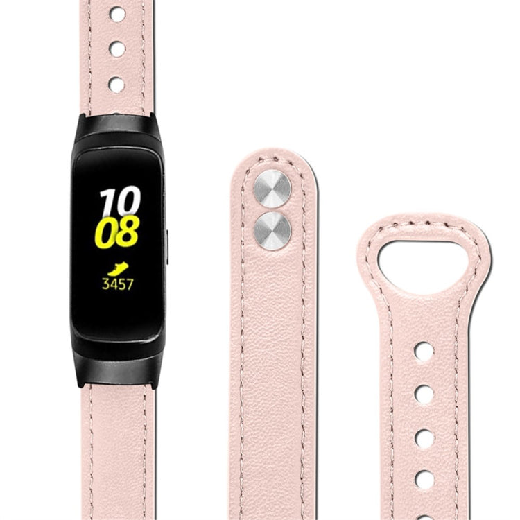 Mega skøn Samsung Galaxy Fit Ægte læder Urrem - Pink#serie_6