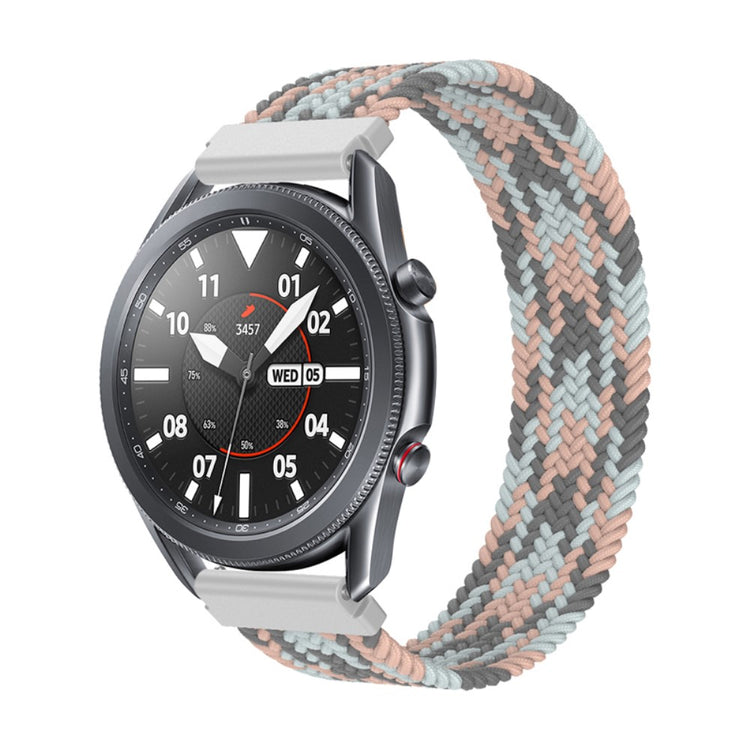 Rigtigt skøn Samsung Galaxy Watch 3 (45mm) Nylon Rem - Flerfarvet#serie_21