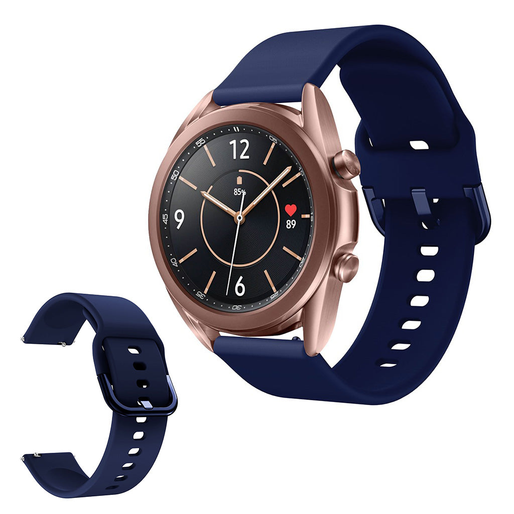 Helt vildt godt Samsung Galaxy Watch 3 (41mm) Silikone Rem - Blå#serie_10