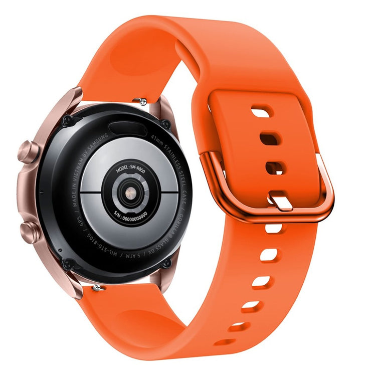 Helt vildt godt Samsung Galaxy Watch 3 (41mm) Silikone Rem - Orange#serie_3