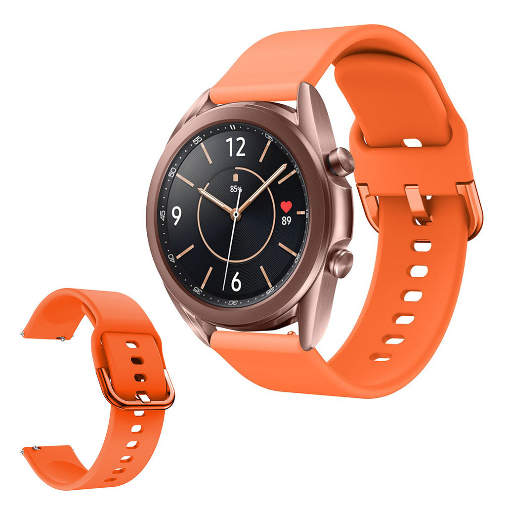 Helt vildt godt Samsung Galaxy Watch 3 (41mm) Silikone Rem - Orange#serie_3