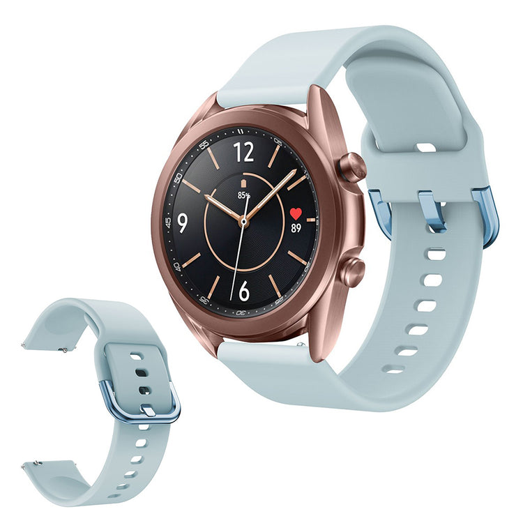 Helt vildt godt Samsung Galaxy Watch 3 (41mm) Silikone Rem - Blå#serie_8