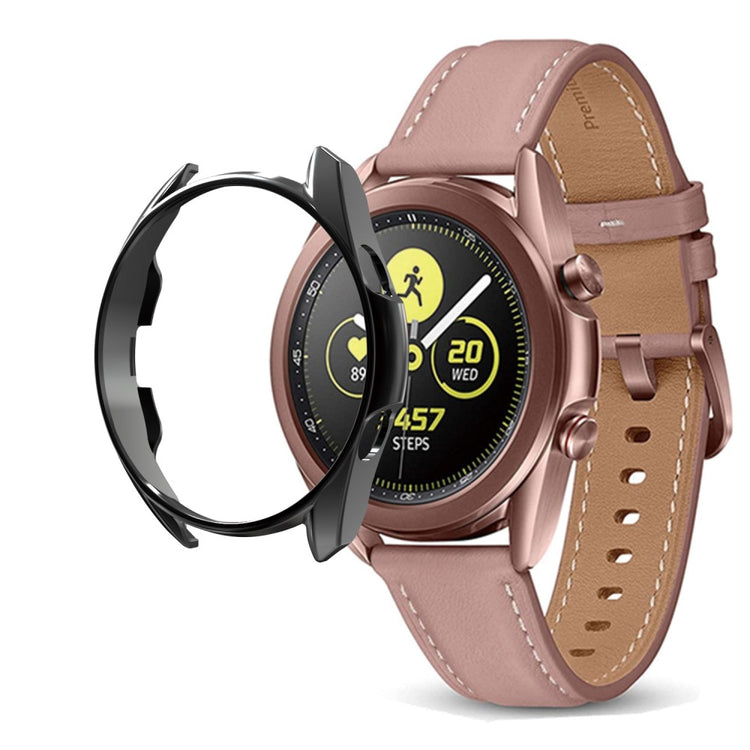 Samsung Galaxy Watch 3 (41mm)  Silikone Bumper  - Sort#serie_2