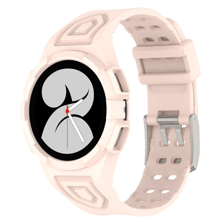 Tidsløst Samsung Galaxy Watch 4 (40mm) Silikone Rem - Pink#serie_4