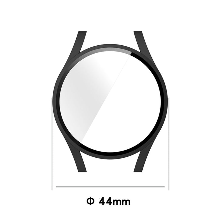 Super Godt Samsung Galaxy Watch 4 (44mm) Cover med Skærmbeskytter i Plastik og Hærdet Glas - Grøn#serie_2