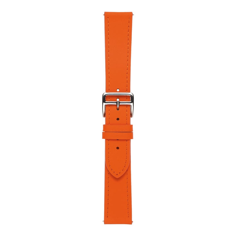Solid Universal Samsung Ægte læder Rem - Orange#serie_4