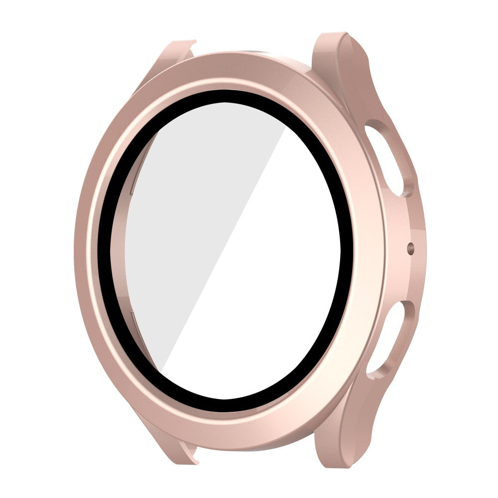 Mega Flot Samsung Galaxy Watch 5 (44mm) / Samsung Galaxy Watch 4 (44mm) Cover med Skærmbeskytter i Plastik og Hærdet Glas - Pink#serie_2