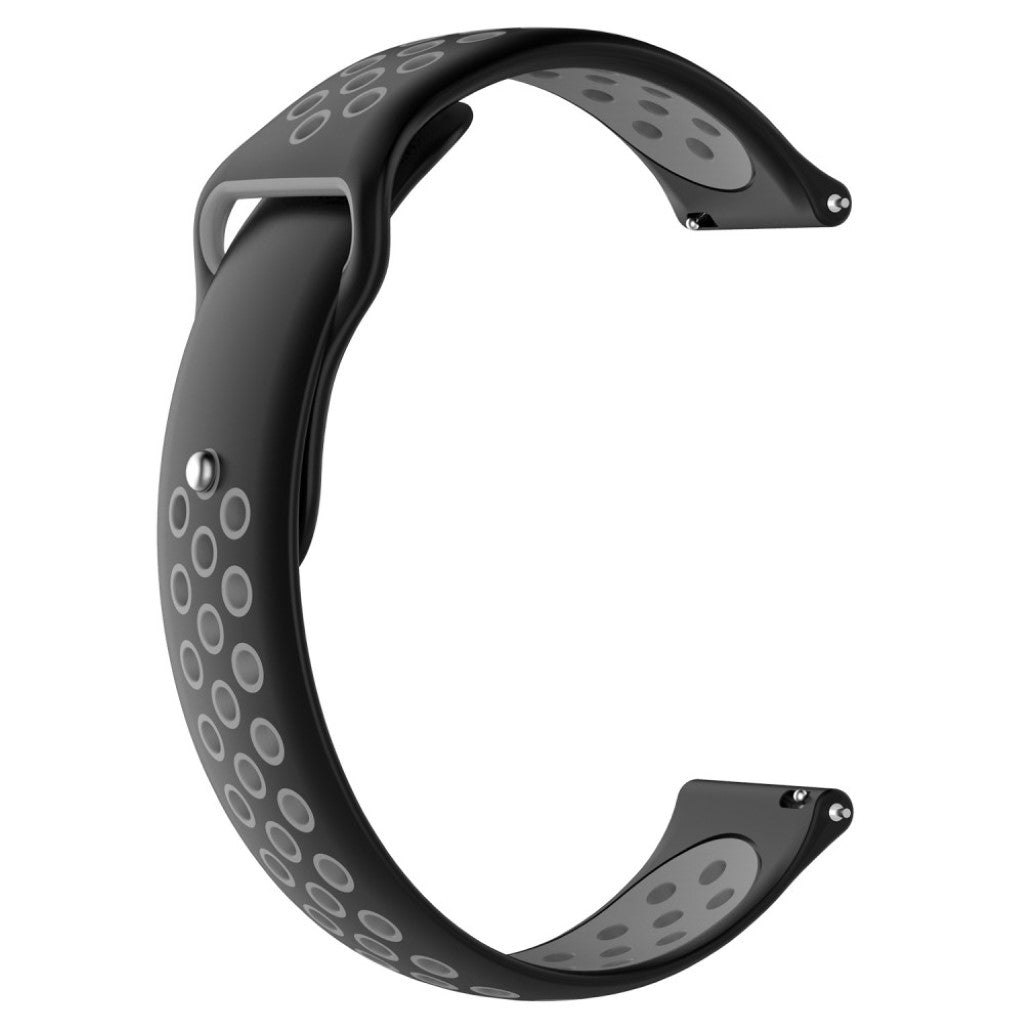 Vildt fint Huawei Watch / Huawei TalkBand B5 Silikone Rem - Sort#serie_3