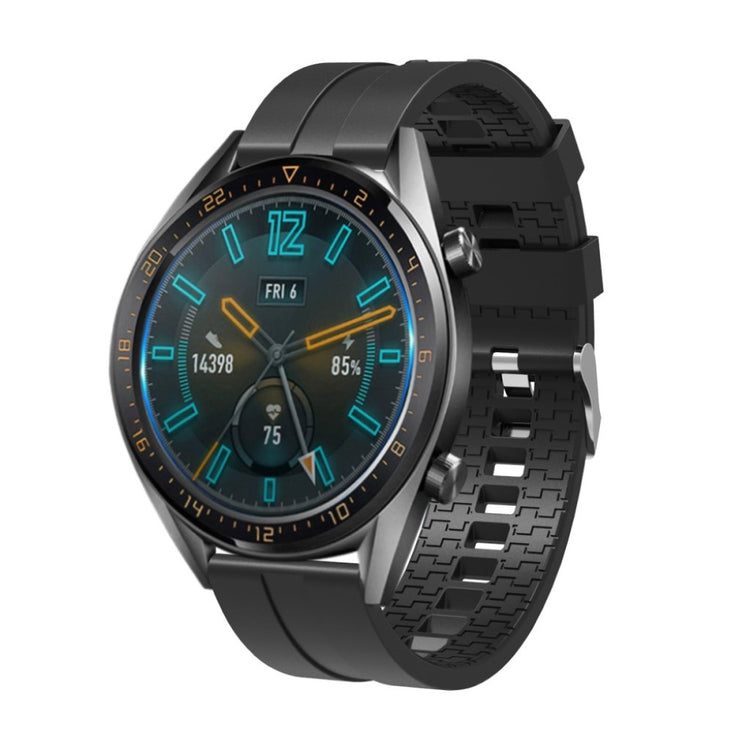 Helt vildt smuk Huawei Watch GT Silikone Rem - Sort#serie_3