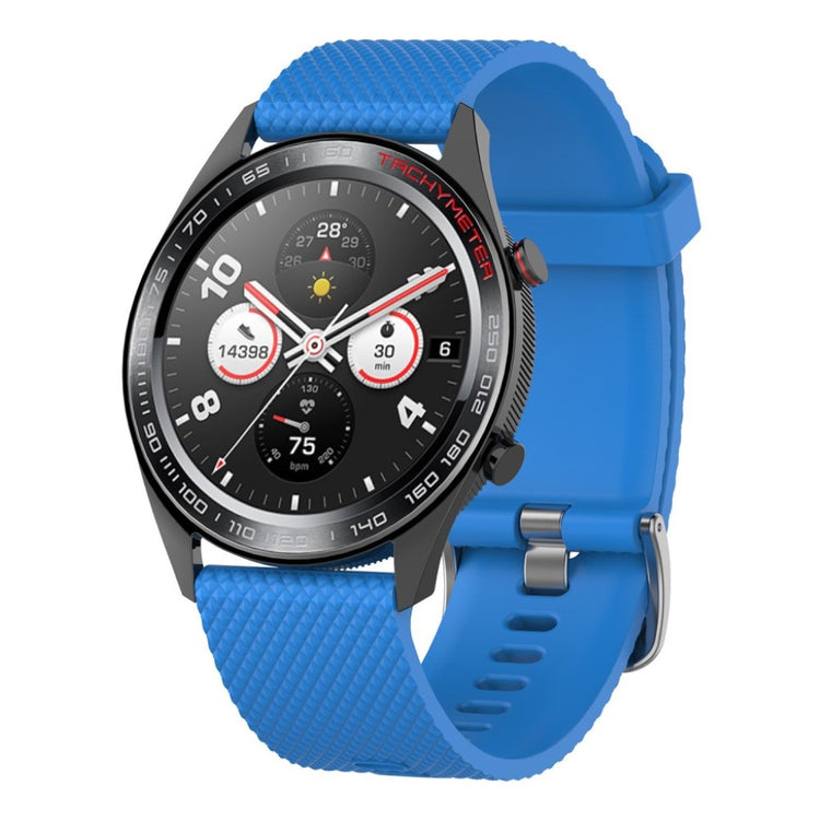 Super slidstærk Huawei Watch GT Silikone Rem - Blå#serie_7