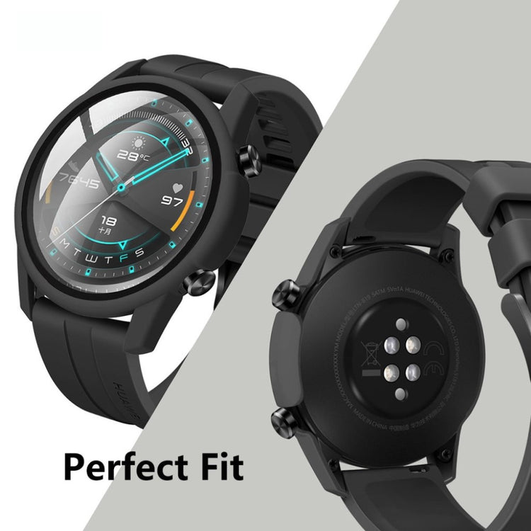 Vildt Flot Huawei Watch GT 2 42mm Silikone Cover - Sort#serie_1