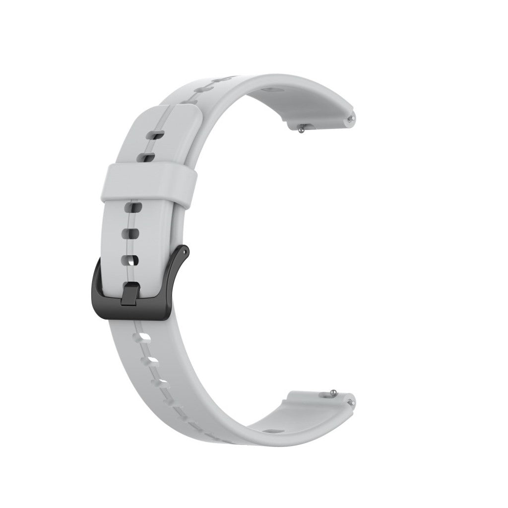 Fint Huawei TalkBand B6 / Huawei TalkBand B3 Silikone Rem - Sølv#serie_3