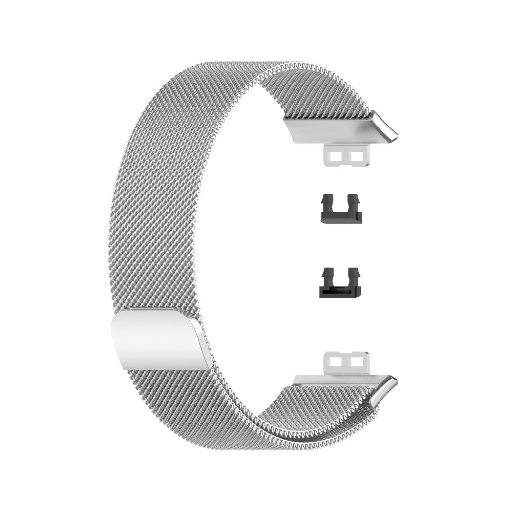 Helt vildt fantastisk Huawei Watch Fit Metal Rem - Sølv#serie_2