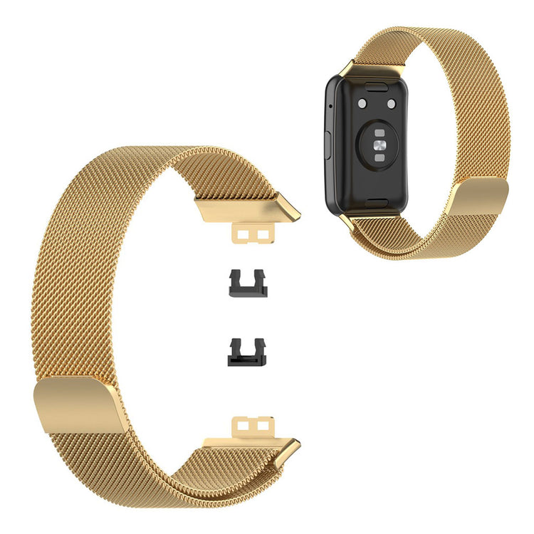 Helt vildt fantastisk Huawei Watch Fit Metal Rem - Guld#serie_6