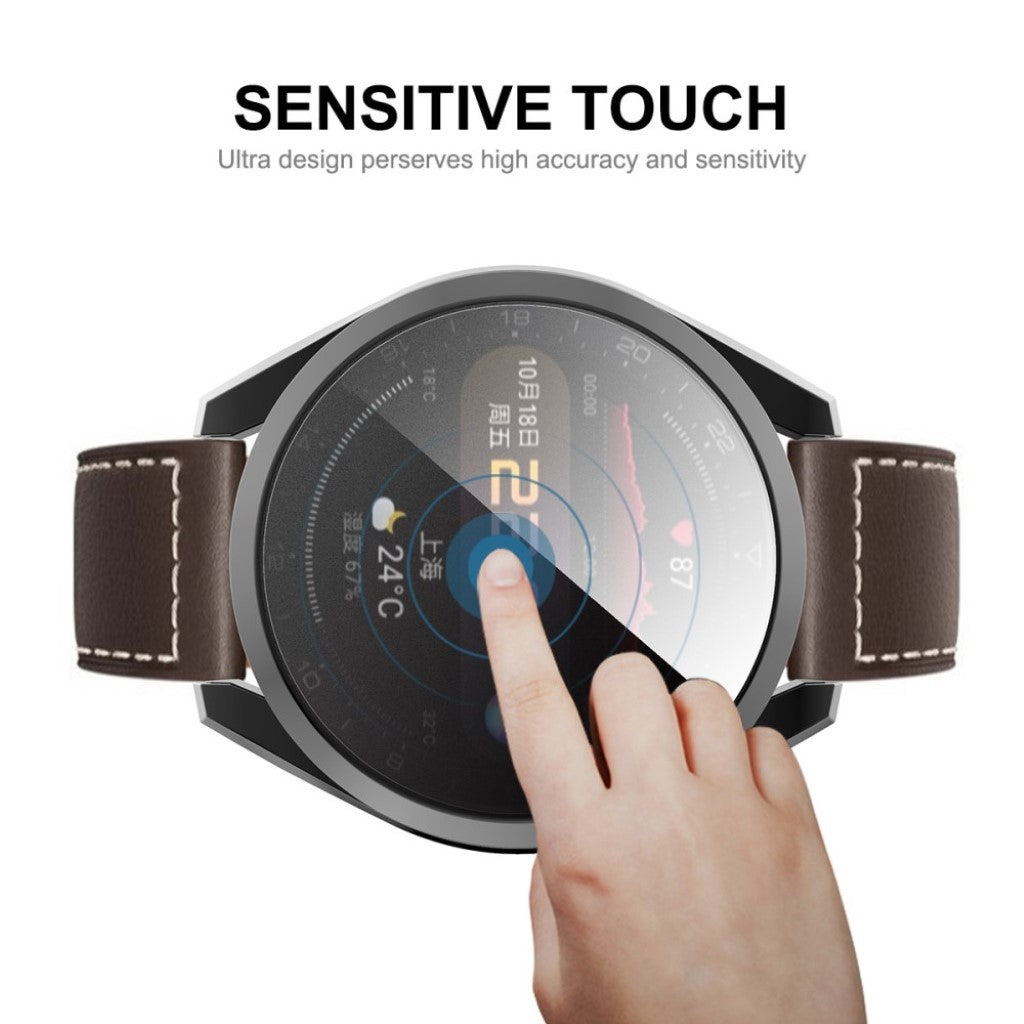 Fed Huawei Watch 3 Pro Silikone Cover - Guld#serie_2