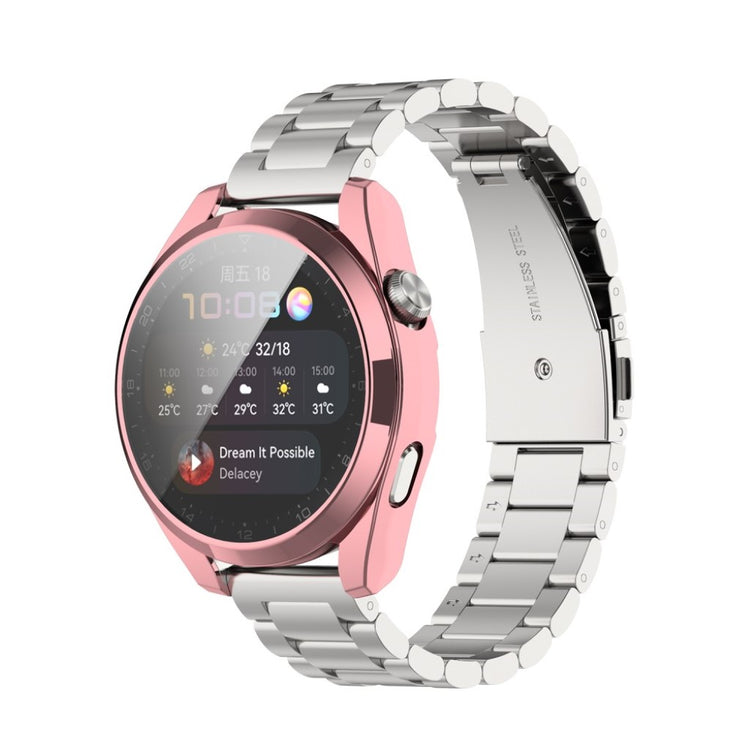 Super Fint Huawei Watch 3 Pro Silikone Cover - Pink#serie_6