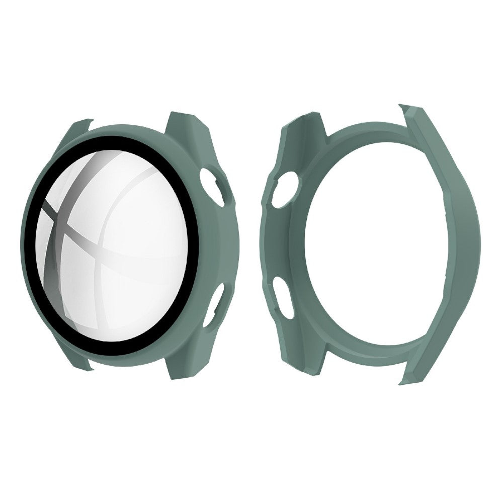 Meget Godt Huawei Watch 3 Pro Cover med Skærmbeskytter i Plastik og Hærdet Glas - Grøn#serie_2