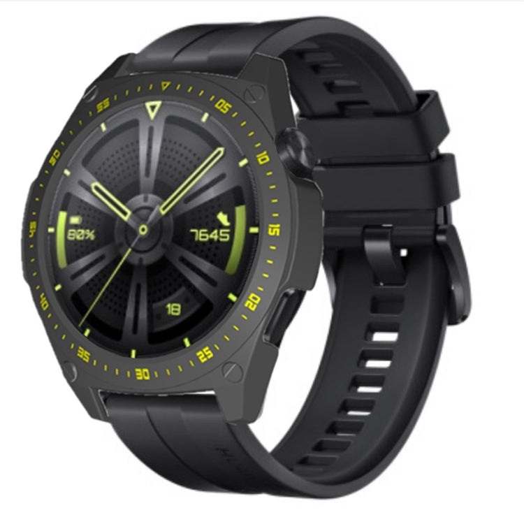 Rigtigt Fed Huawei Watch GT 3 (46mm) Plastik Cover - Sort#serie_3