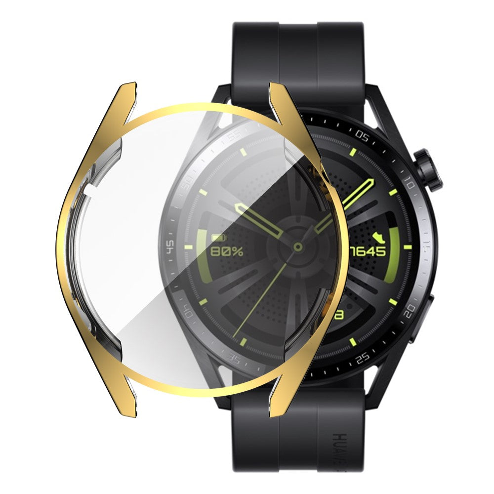 Flot Huawei Watch GT 3 (42mm) Silikone Cover - Guld#serie_3