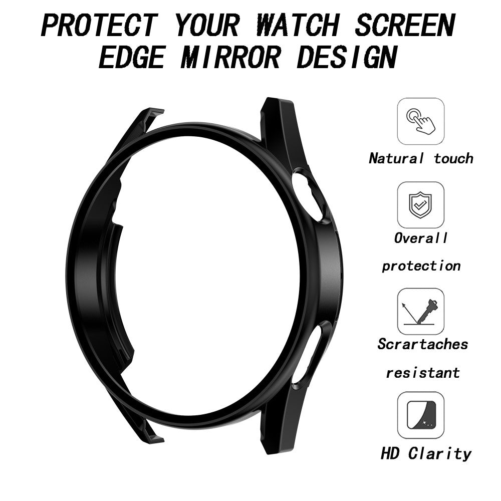 Mega Fint Huawei Watch GT 3 (42mm) Cover med Skærmbeskytter i Plastik og Hærdet Glas - Gennemsigtig#serie_1