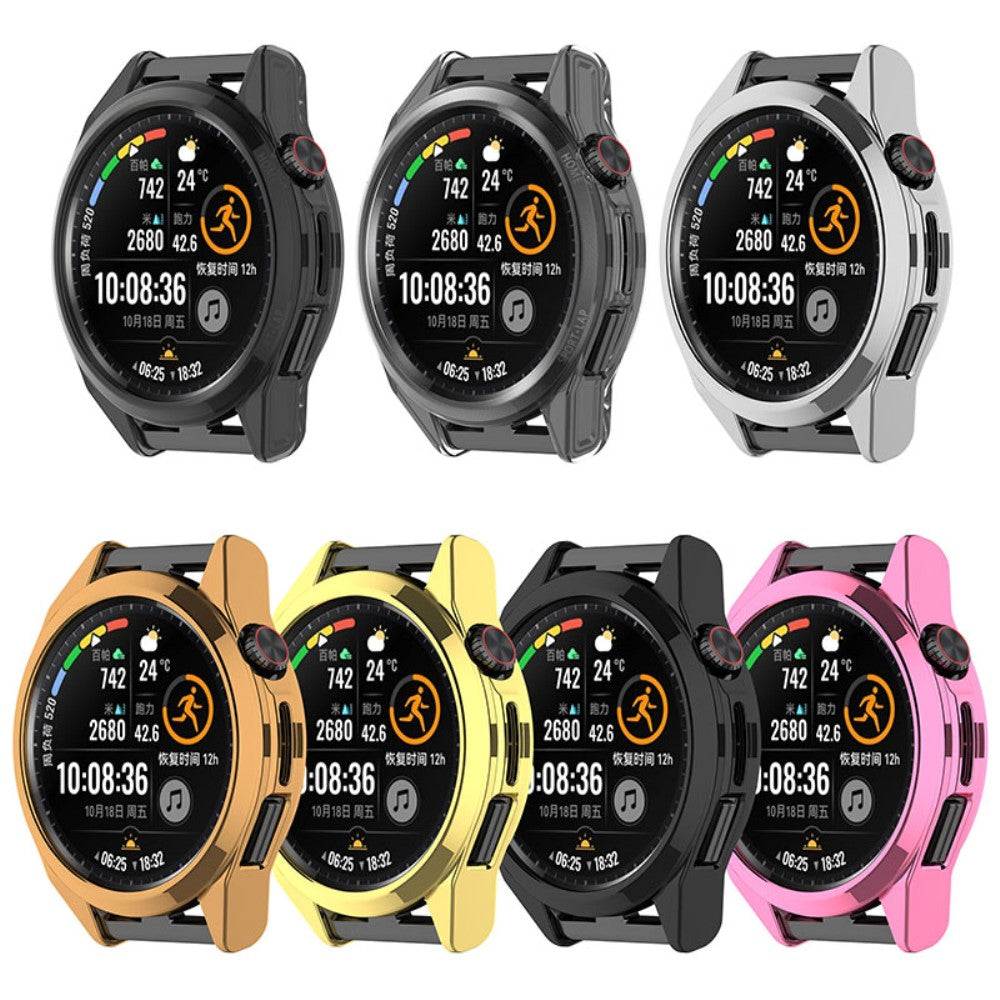 Huawei Watch GT Runner  Silikone Bumper  - Sort#serie_4