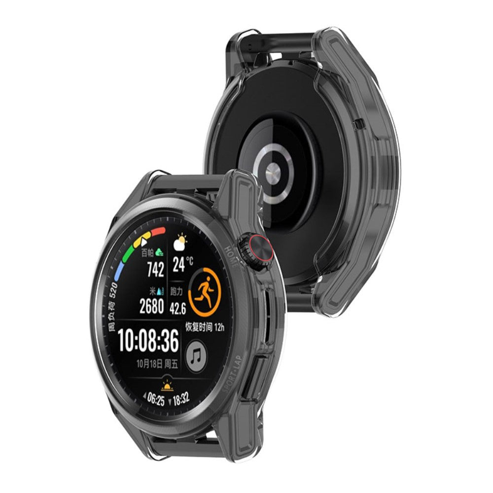 Huawei Watch GT Runner Gennemsigtig Silikone Bumper  - Gennemsigtig#serie_2