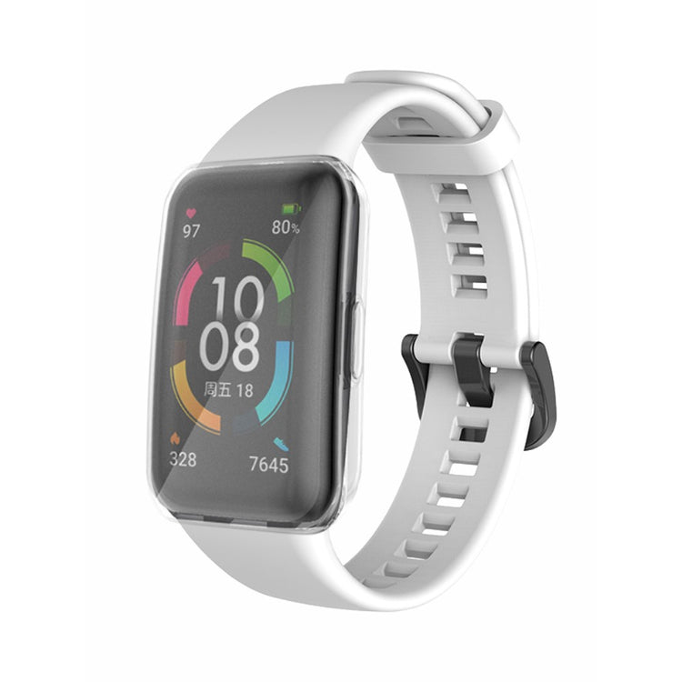 Super sejt Huawei Band 6 Silikone Urrem - Hvid#serie_10